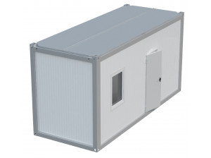 Блок-контейнер 7325х2435х2611мм/Hвн=2300мм/МВ/100/100/80/7004/9003, Без электрики